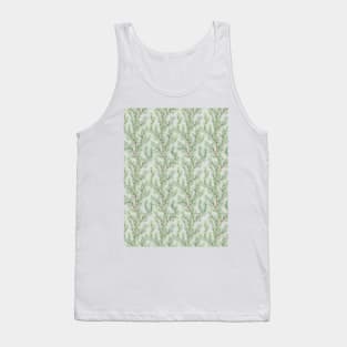 Evergreen Pattern Decoration Tank Top